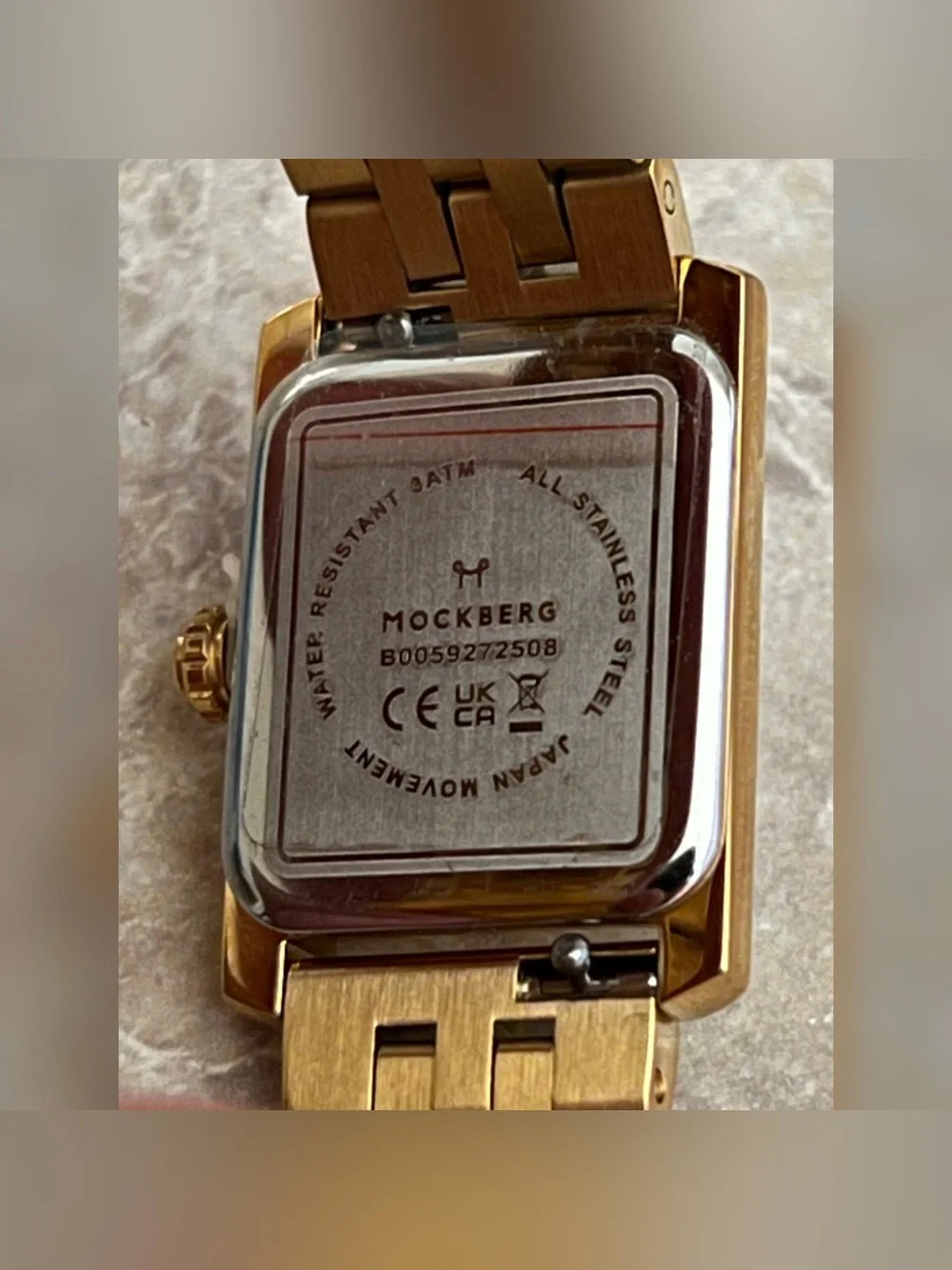 Mockberg Timeless Watch Gold Color